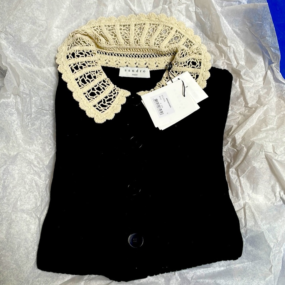 Wool LongSleeve Blouse/Cardigan